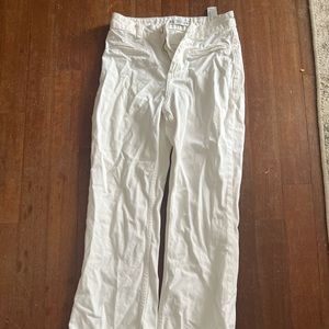 Zara white flare jeans